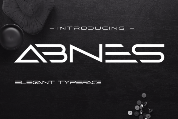 Abnes Font for Editorial Design and Publication Identity