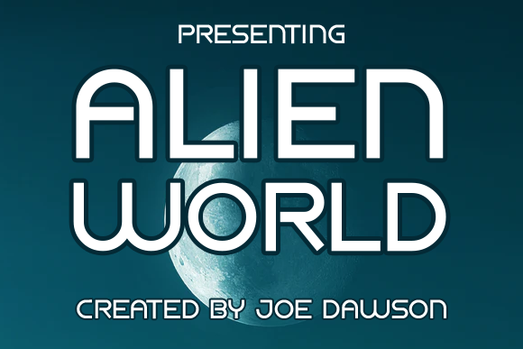 Alien World Font: A Review for Retro Sci-Fi Designs