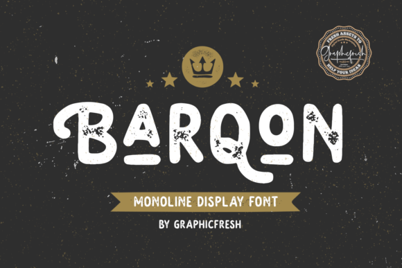 Barqon: A Vintage Display Font for Modern Campaigns