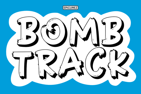 Bomb Track: A Bold Display Font for Campaign Visibility