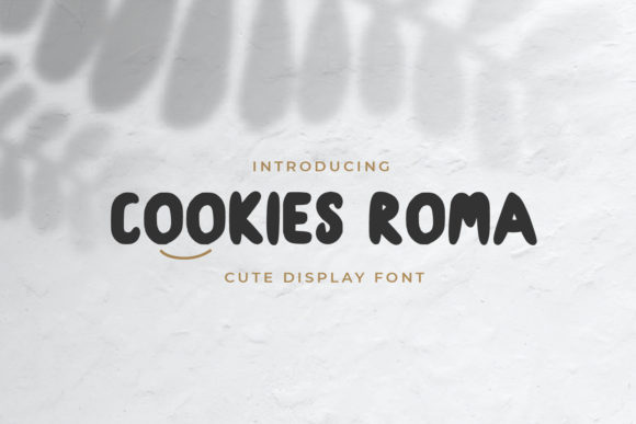 Cookies Roma: The Handmade-Friendly Display Font for Creative Products