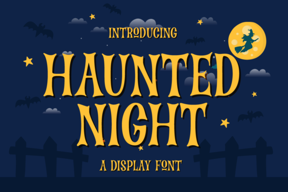 Creating a Spooky Editorial Mood with Haunted Night Font