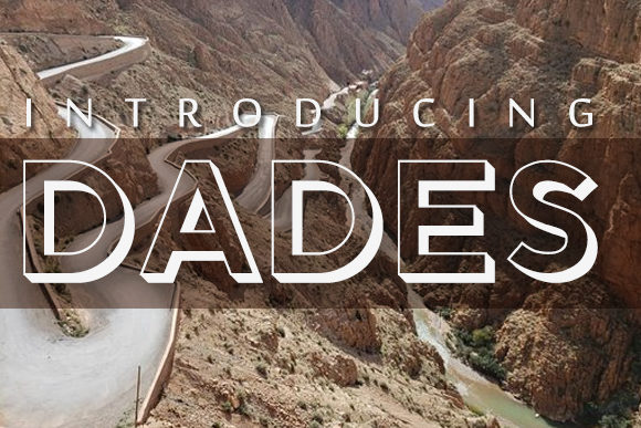 Dades Font: A Bold Display Typeface for Branding Projects