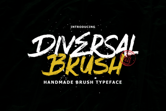 Diversal Brush Font for Creative Makers