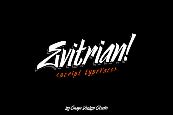 Evitrian: A Modern Display Font for Impactful Marketing