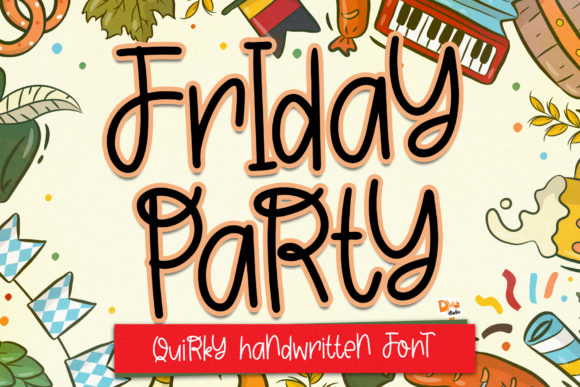 Friday Party: A Playful Display Font for Editorial Joy