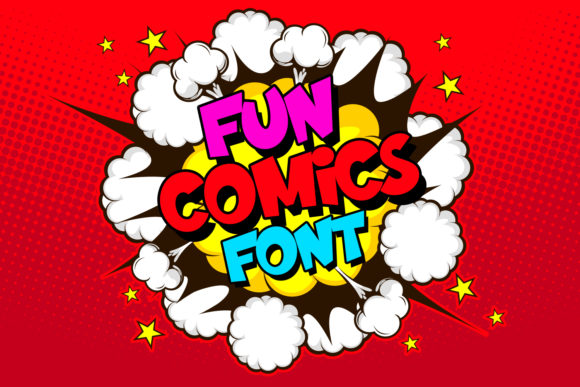 Fun Comics: A Playful Display Font for Creative Makers