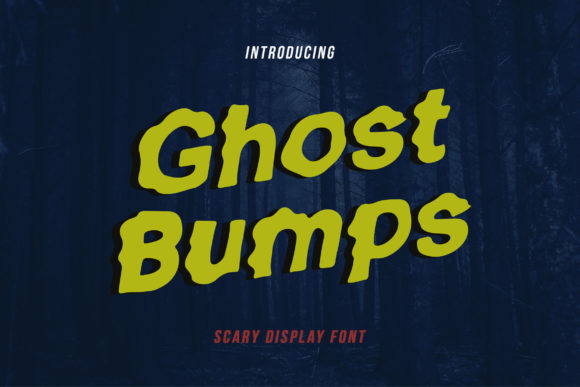 Ghost Bumps Font: A Cute and Spooky Display Typeface