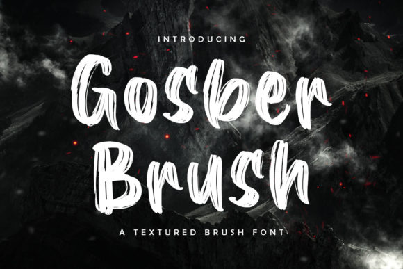 Gosber Brush: The Casual Handwritten Font for Crafters