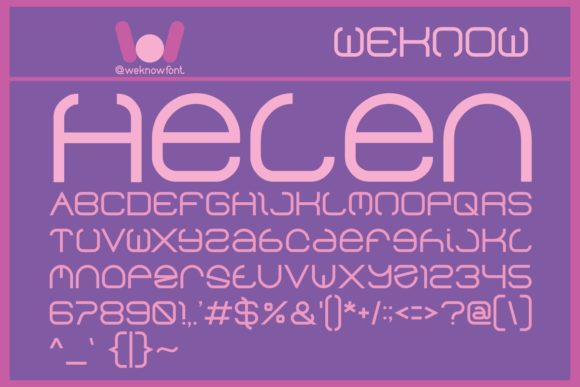 Helen: A Simple and Neat Lettered Display Font for Editorial Projects