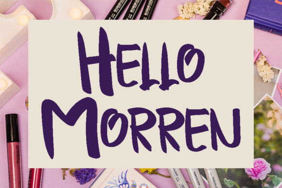 Hello Morren: A Display Font for a Consistent Brand