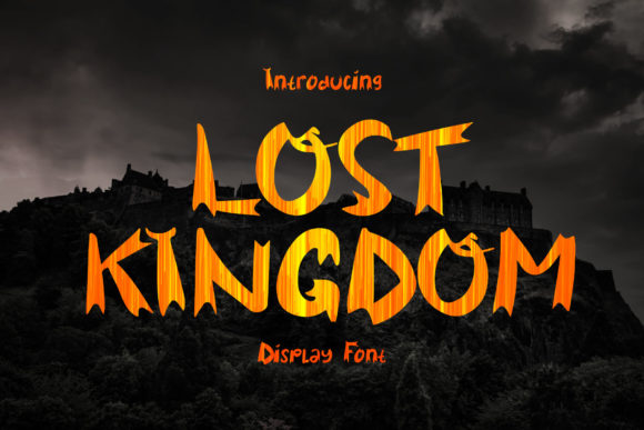 Lost Kingdom: A Spooky Display Font for Crafters
