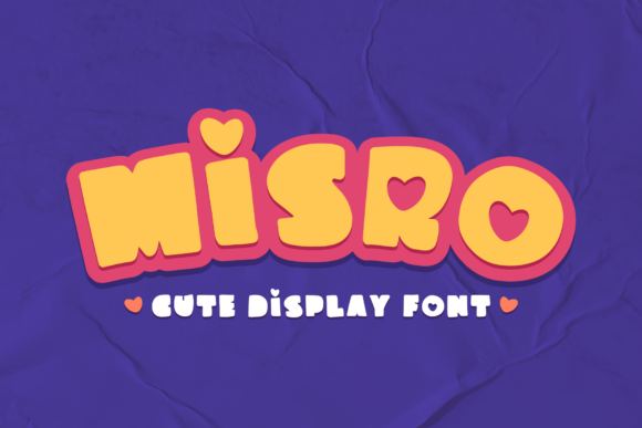 Misro: A Dazzling Display Font for Editorial Design