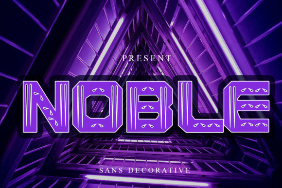 Noble: The Bold Display Font for Campaigns That Need to Stand Out