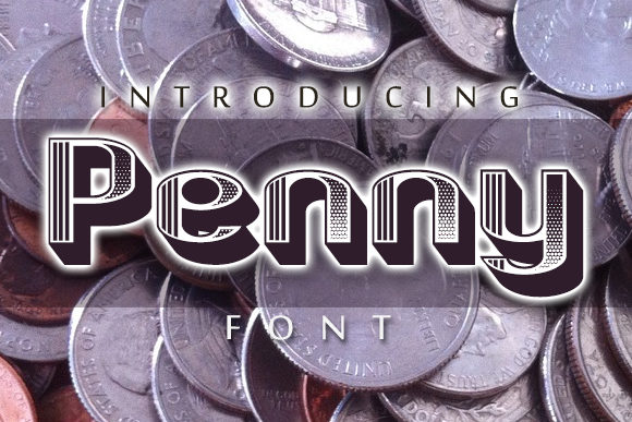 Penny: A 3D Retro Display Font for Modern Web Design