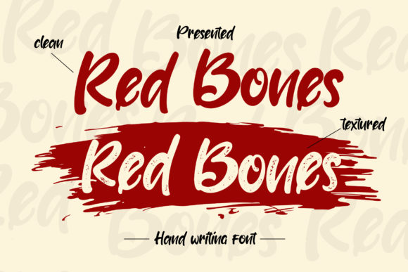 Red Bones: The Bold Display Font for Your Creative Brand