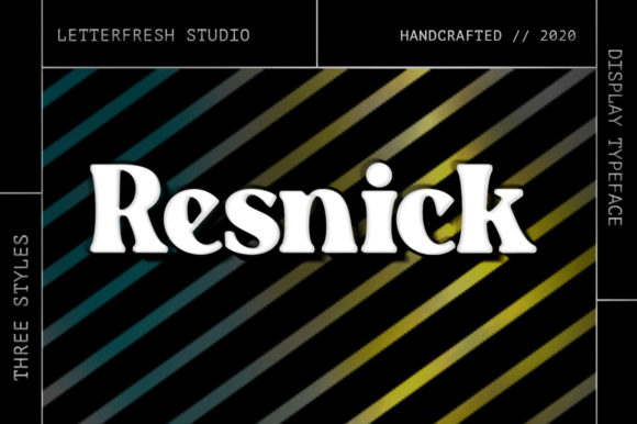 Resnick: A Bold and Versatile Font for Editorial Design
