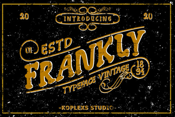 The Frankly Font: A Display Typeface for Editorial Charm
