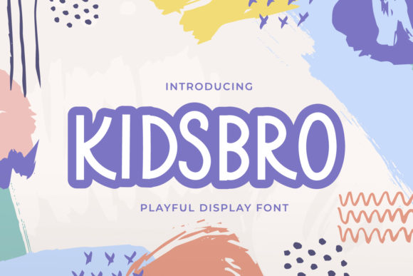The Kidsbro Font: A Crafting Essential for Cute & Simple Designs