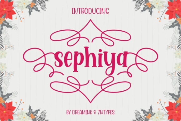 The Sephiya Display Font for Crafters and Product Makers