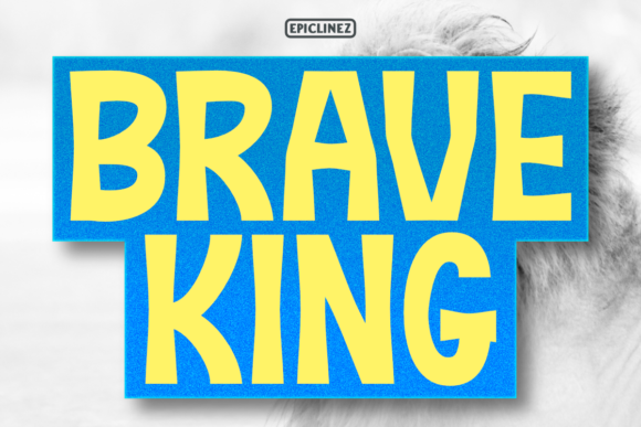 Using Brave King for Vintage Logo Design