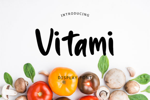 Vitami: The Sweet & Friendly Display Font for Makers